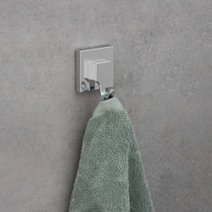 WENKO 22688100-Háčik VACUUM-LOC QUADRO ED 6x7 cm strieborný/lesklý chróm