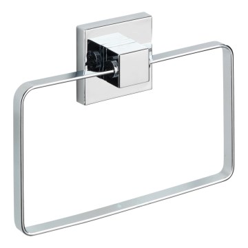 WENKO 22689100-Držiak uterákov VACUUM-LOC QUADRO ED 18,5x14 cm strieborný/lesklý chróm