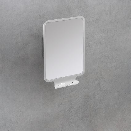 WENKO 22693100 - Kozmetické zrkadlo VACUUM-LOC QUADRO ED 14x19,5 cm lesklý chróm