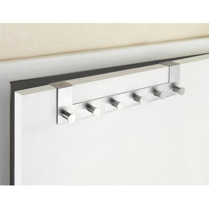 WENKO 22804100-Vešiak CELANO 39x11 cm nerez/strieborný