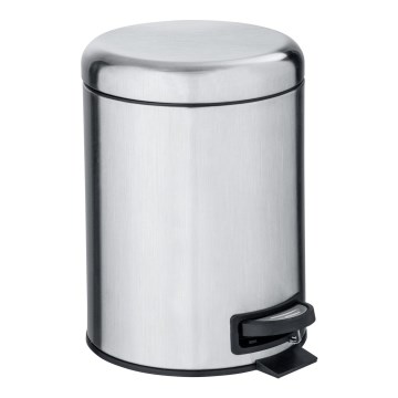 WENKO 22829100 - Kôš LEMAN 17x25 cm nerez/satén/čierna