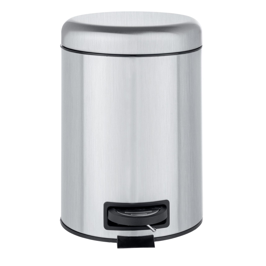 WENKO 22829100 - Kôš LEMAN 17x25 cm nerez/satén/čierna