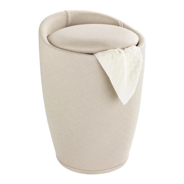 WENKO 22834100 - Stolička CANDY 36x50,5 cm béžová/čierna