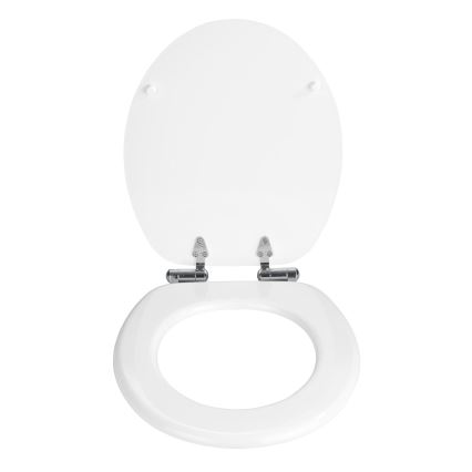 WENKO 22885100-WC sedátko URBIO 36x42,5 cm biela/strieborná