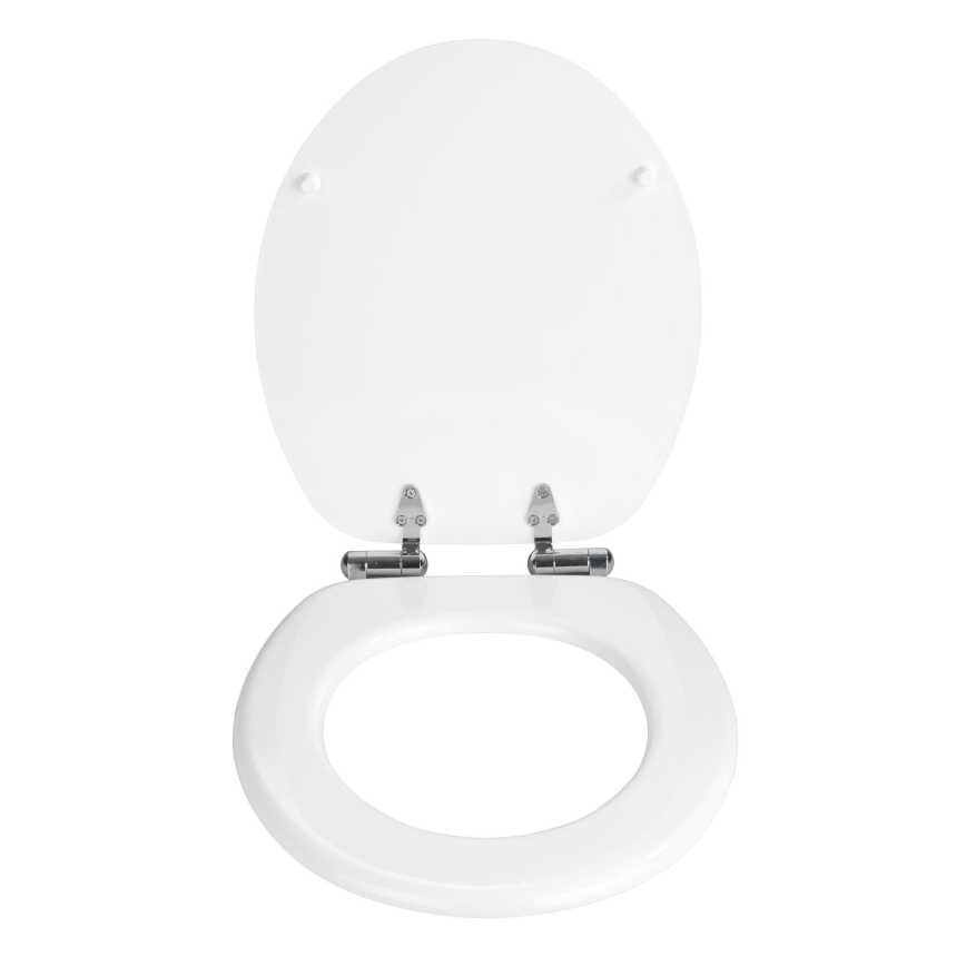 WENKO 22885100-WC sedátko URBIO 36x42,5 cm biela/strieborná
