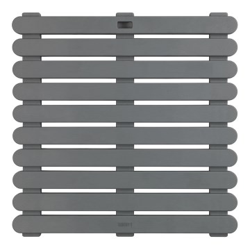 WENKO 22947100-Predložka do sprchy vhodná do interiéru aj exteriéru 55x55 cm sivá