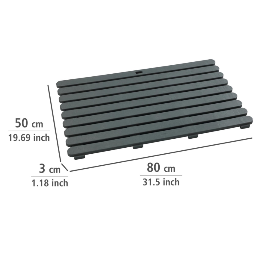 WENKO 22948100-Rohož do interiéru a exteriéru 50x80 cm sivá