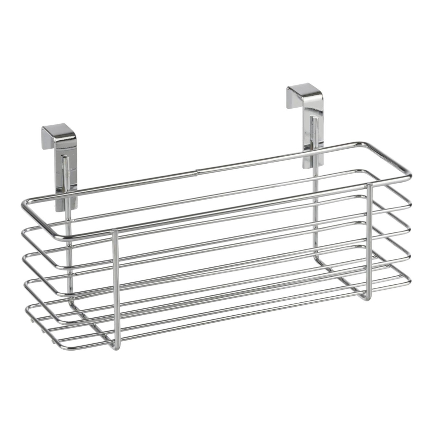 WENKO 2344100 - Košík SLIM 24x11,5 cm lesklý chróm/čierna