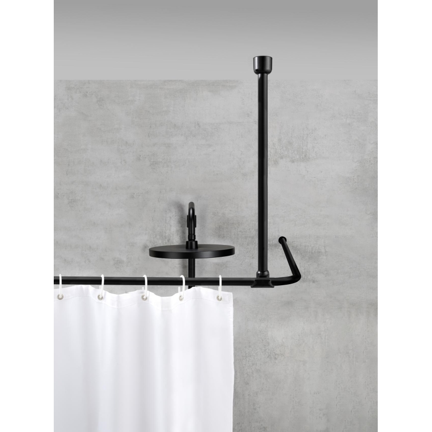 WENKO 23566100 - Stropná podpera UNIVERSAL 57 cm čierna