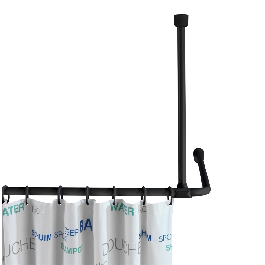 WENKO 23566100 - Stropná podpera UNIVERSAL 57 cm čierna