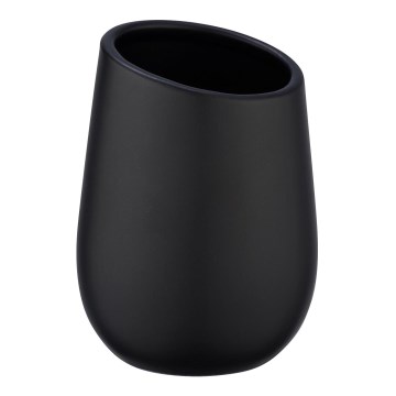 WENKO 23651800 - Pohárik na zubné kefky BADI 8x11 cm čierny