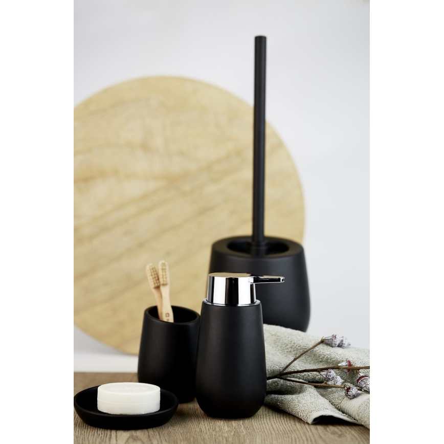 WENKO 23653100 - Mydelnička BADI 11,5x3 cm čierna