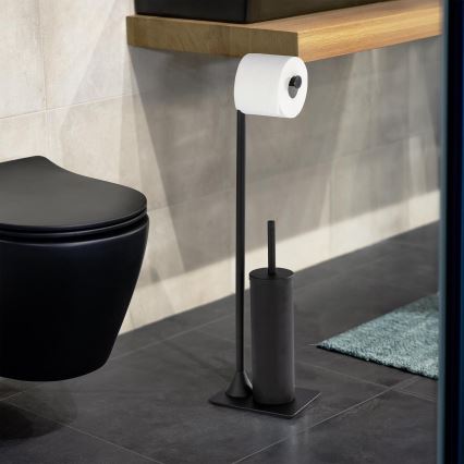 WENKO 23710100 - WC kefa HELLA 15x69 cm čierna