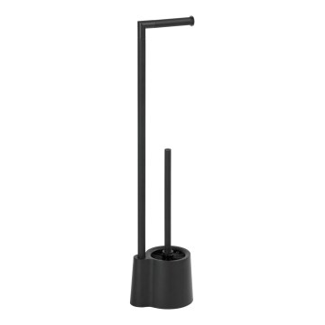WENKO 23804100 - WC kefa AVOLA 13x70 cm nerez/čierna