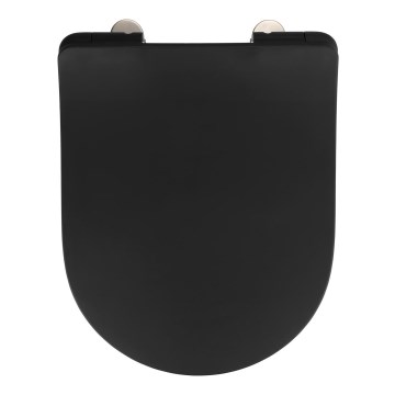 WENKO 23827100-WC sedadlo SEDILO 45,2x36,2 cm čierna/strieborná