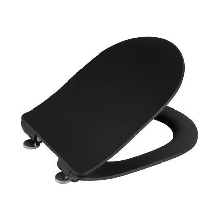 WENKO 23827100-WC sedadlo SEDILO 45,2x36,2 cm čierna/strieborná