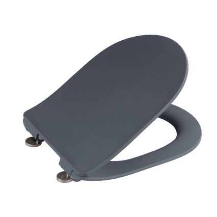 WENKO 23828100-WC sedadlo SEDILO 45,2x36,2 cm sivá/strieborná