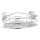 WENKO 23856800-Polica TURBO-LOC QUADRO ED. 27,5x19,3 cm nerez/lesklý chróm