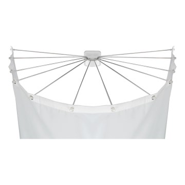 WENKO 23863100 - Sprchový držiak 96x72 cm nerez/biela