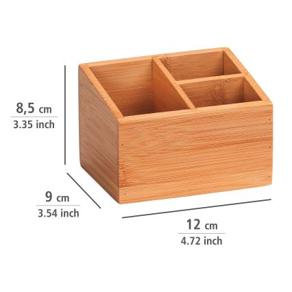 WENKO 23916100 - Organizér TERRA 12x9 cm hnedý