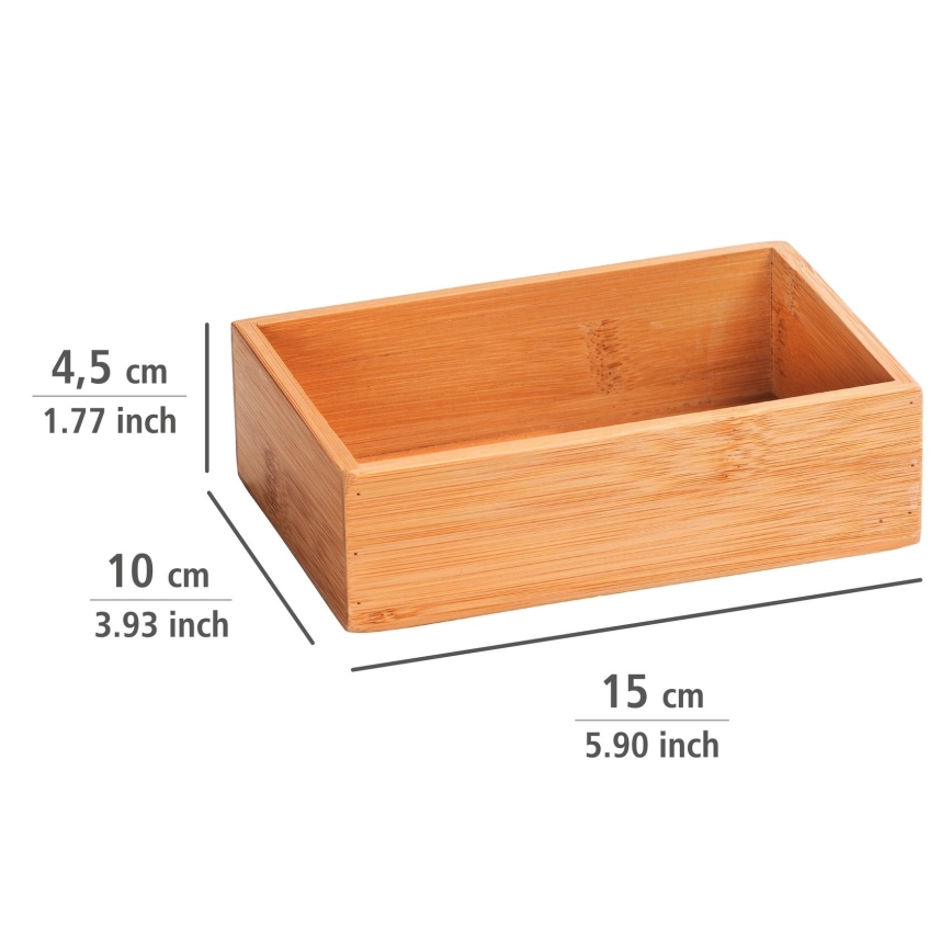 WENKO 23918100 - Podnos TERRA 15x10 cm hnedý