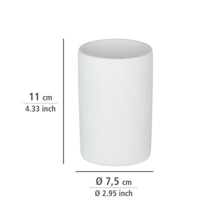 WENKO 24010100 - Pohár POLARIS 7x11 cm biely