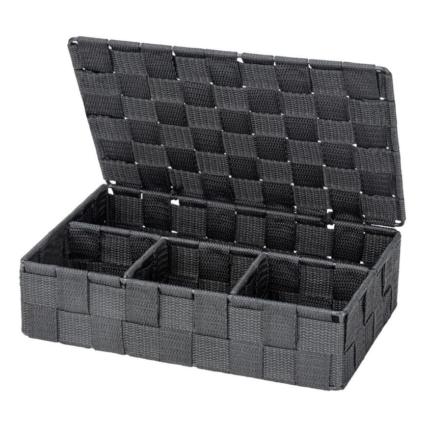 WENKO 24223100 - Kôš ADRIA 26x17 cm sivá/antracit