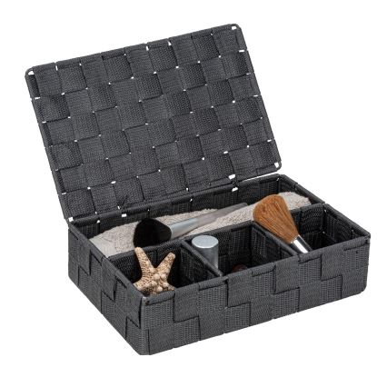 WENKO 24223100 - Kôš ADRIA 26x17 cm sivá/antracit