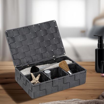 WENKO 24223100 - Kôš ADRIA 26x17 cm sivá/antracit