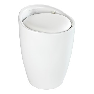 WENKO 24228100 - Stolička CANDY 36x50,5 cm biela/čierna