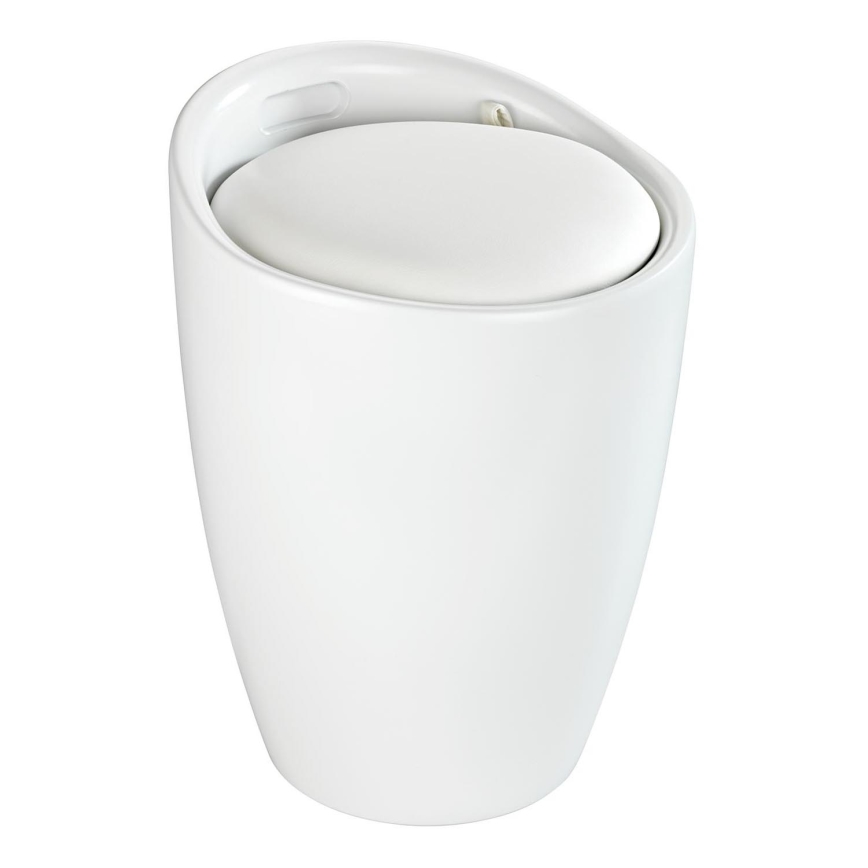 WENKO 24228100 - Stolička CANDY 36x50,5 cm biela/čierna