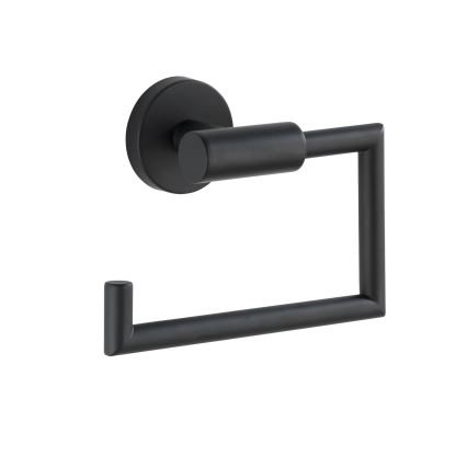 WENKO 24240100-Držiak na toaletný papier BOSIO BLACK 15x10,5 cm nerez/strieborný