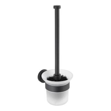 WENKO 24243100-WC kefa BOSIO BLACK 10x35 cm nerez/strieborná/satén