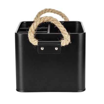 WENKO 24328100 - Úložný box GARA 19x13 cm čierny