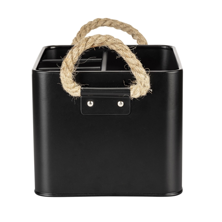 WENKO 24328100 - Úložný box GARA 19x13 cm čierny