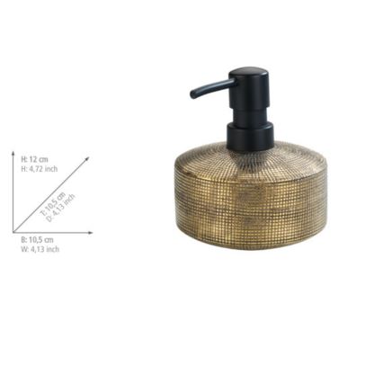 WENKO 24401100 - Dávkovač mydla RIVARA 400 ml zlatý