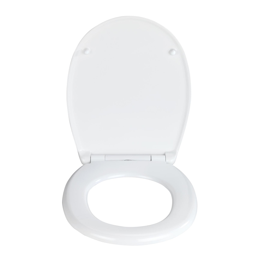 WENKO 24571100-WC sedadlo VORNO NEO 46x37 cm biele/strieborné