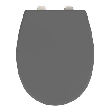 WENKO 24572100-WC sedátko VORNO NEO 46x37 cm sivá/strieborná