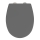 WENKO 24572100-WC sedátko VORNO NEO 46x37 cm sivá/strieborná