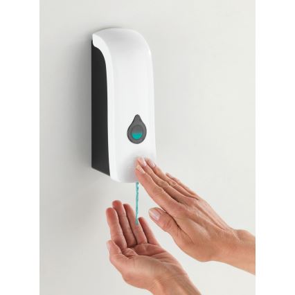 WENKO 24588100-Dávkovač mydla RANERA 740 ml biela/čierna