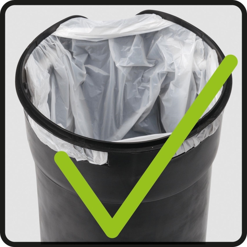 WENKO 24636100 - Kôš LEMAN 17x25 cm zelená/čierna