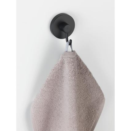 WENKO 24730100-Háčik VACUUM-LOC okrúhly 6x6,7 cm čierny