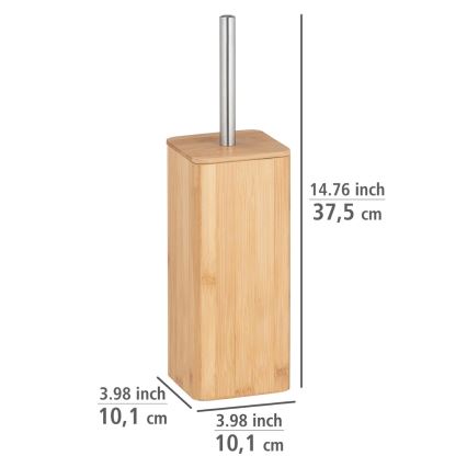 WENKO 24748100 - WC kefa BAMBUSA 10x37,5 cm hnedá