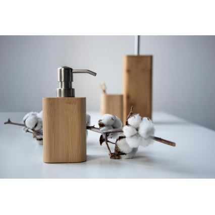 WENKO 24748100 - WC kefa BAMBUSA 10x37,5 cm hnedá