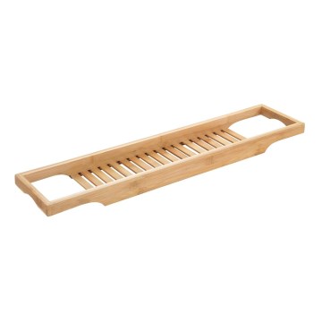 WENKO 24750100 - Polička na vaňu BAMBUSA 70x16 cm hnedá