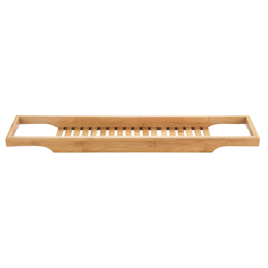 WENKO 24750100 - Polička na vaňu BAMBUSA 70x16 cm hnedá