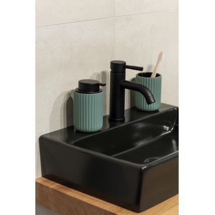 WENKO 24807100 - Dávkovač mydla BELLUNO 8x13,5 cm zelená/čierna