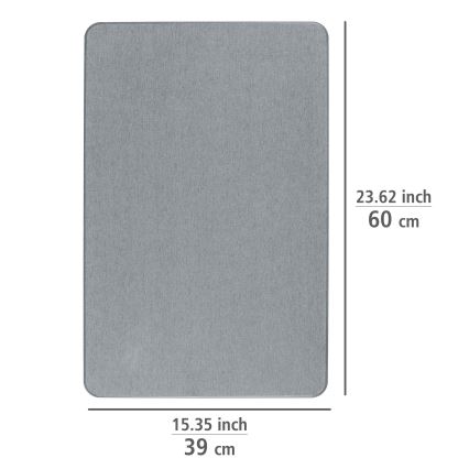 WENKO 24936100-Predložka SIMI 39x60 cm sivá