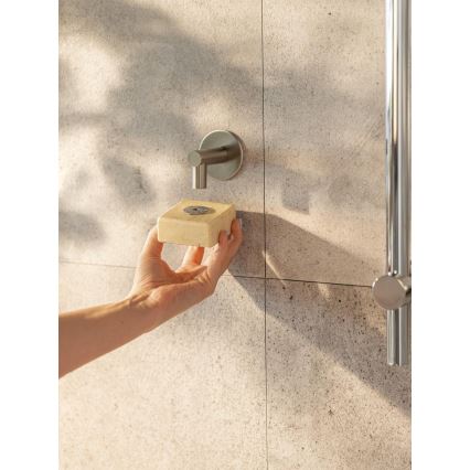 WENKO 24971100-Držiak na mydlo TURBO-LOC 4,5x7 cm strieborný