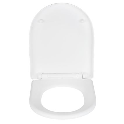 WENKO 24988100-WC sedátko EXCLUSIVE 45x36,5 cm biela/strieborná